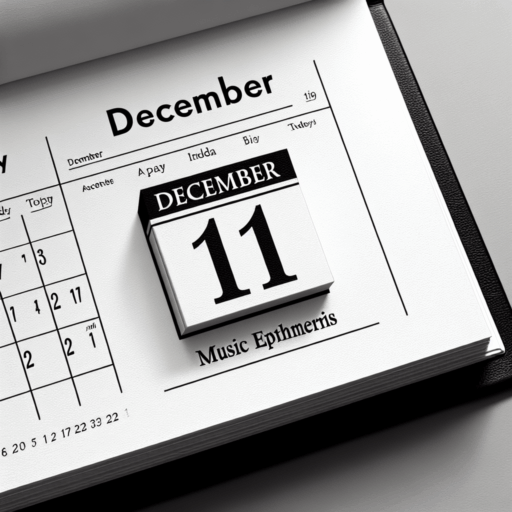 Efemérides musicales 11 de diciembre