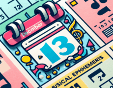 Efemérides musicales 13 de diciembre