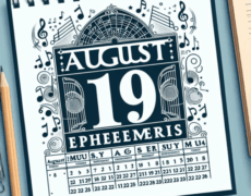 Efemérides musicales 19 de agosto