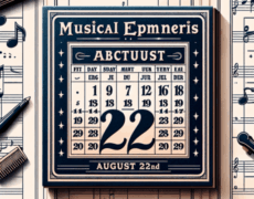Efemérides musicales 22 de agosto