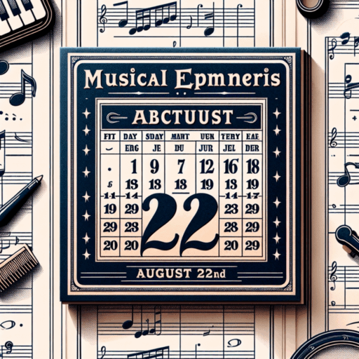 Efemérides musicales 22 de agosto