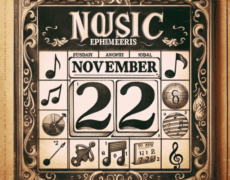 Efemérides musicales 22 de noviembre