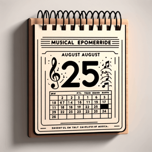 Efemérides musicales 25 de agosto