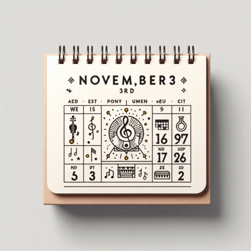 Efemérides musicales 3 de noviembre