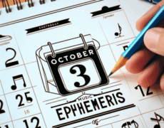 Efemérides musicales 3 de octubre
