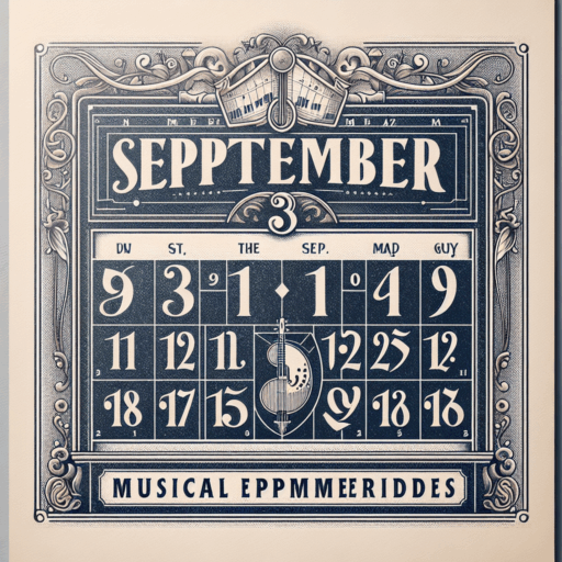 Efemérides musicales 3 de septiembre
