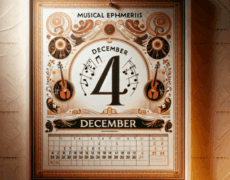 Efemérides musicales 4 de diciembre