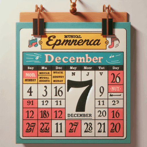 Efemérides musicales 7 de diciembre