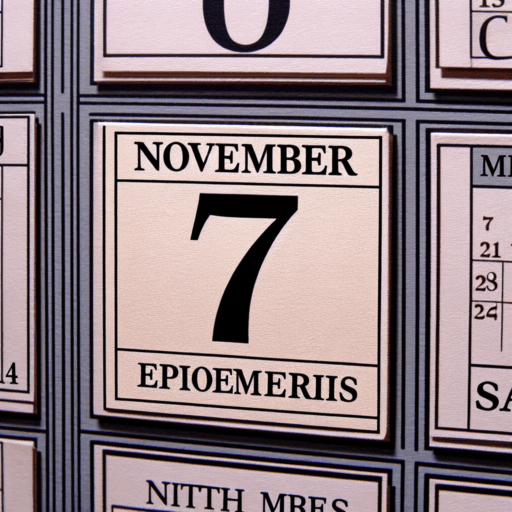 Efemérides musicales 7 de noviembre