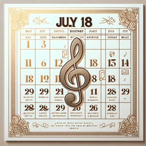 Efemérides musicales 18 de julio