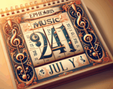 Efemérides musicales 24 de julio