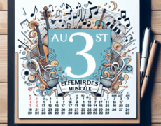 Entendido, aquí tienes el texto solicitado: Efemérides musicales 3 de agosto