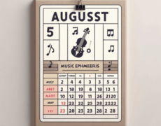 Entendido. Efemérides musicales 5 de agosto