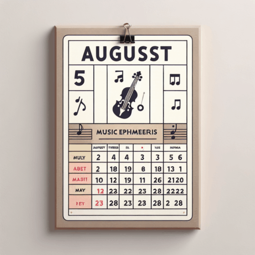 Efemérides musicales 5 de agosto